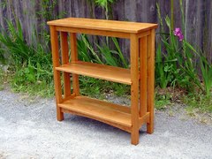 Custom cherry bookshelf